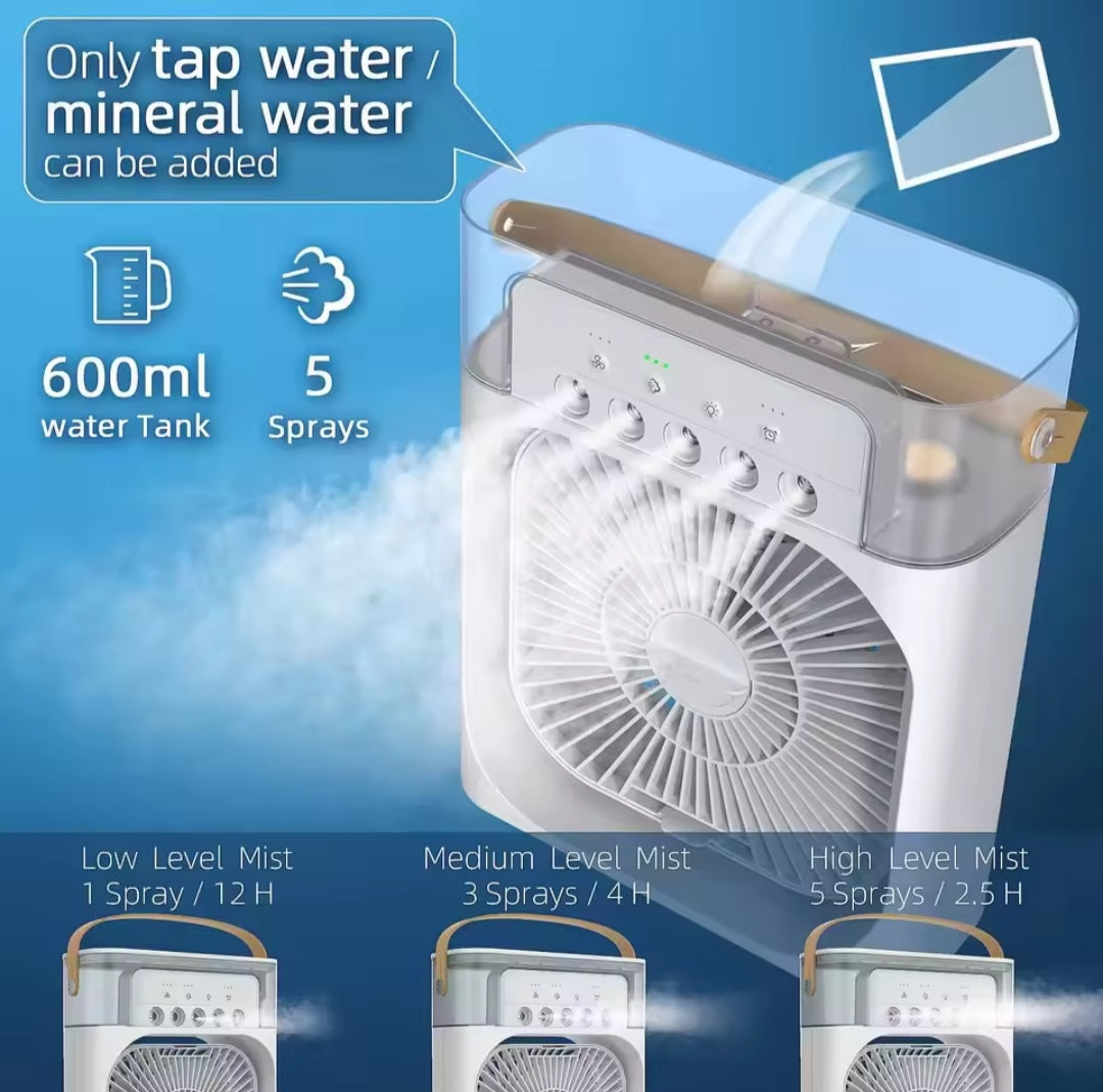 Ventilador Humidificador con luces led